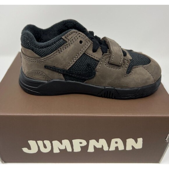 Size 9c - Jordan Jumpman Jack TR Travis Scott Dark Mocha (TD) FJ2852-204 IN HAND - Picture 4 of 8